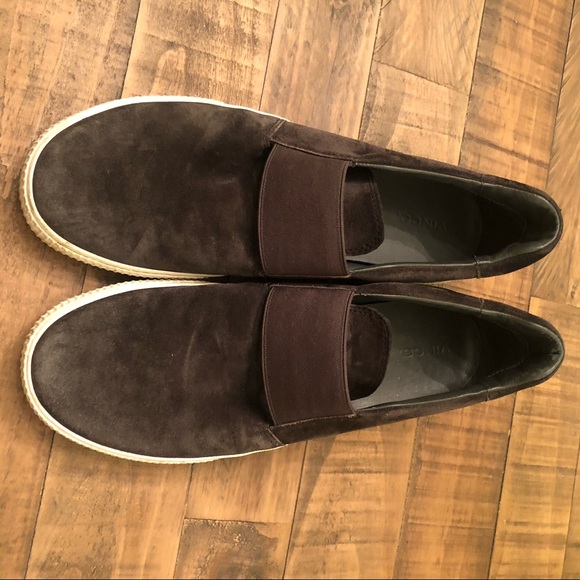 Vince Shoes - Vince suede slip On’s size 10